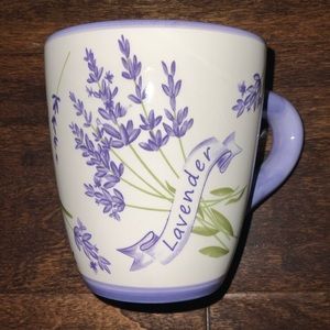 TII Collections Handcrafted Ceramic Lavender Coffee Mug Tea Cup
